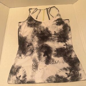 MPG tank athletic Sz M strappy built-in sports bra.